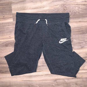 Women's Nike Gray Sportswear Capris